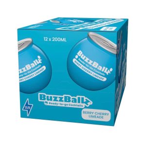 BuzzBallz Cocktails Berry Cherry Limeade 12 x 200ml